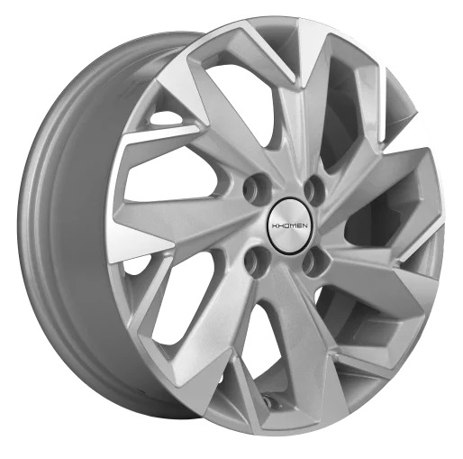 диски Диск литой Khomen Wheels KHW-1402 (Lada Granta) F-SILVER-FP 5.5j-14 4*98 et35 dia58.5