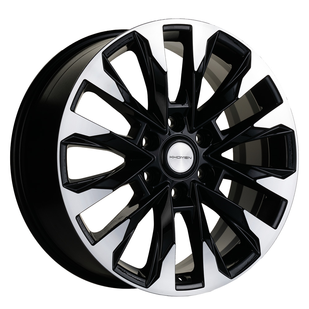 диски Диск литой Khomen Wheels KHW-2010 BLACK-FP 8j-20 6х139.7 ET36 DIA100.1