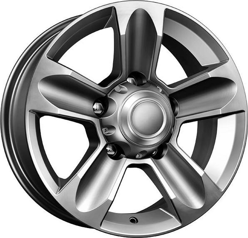 диски K&K Тор 7x16 5*139.7 ET35 DIA108.6 Дарк платинум Литой