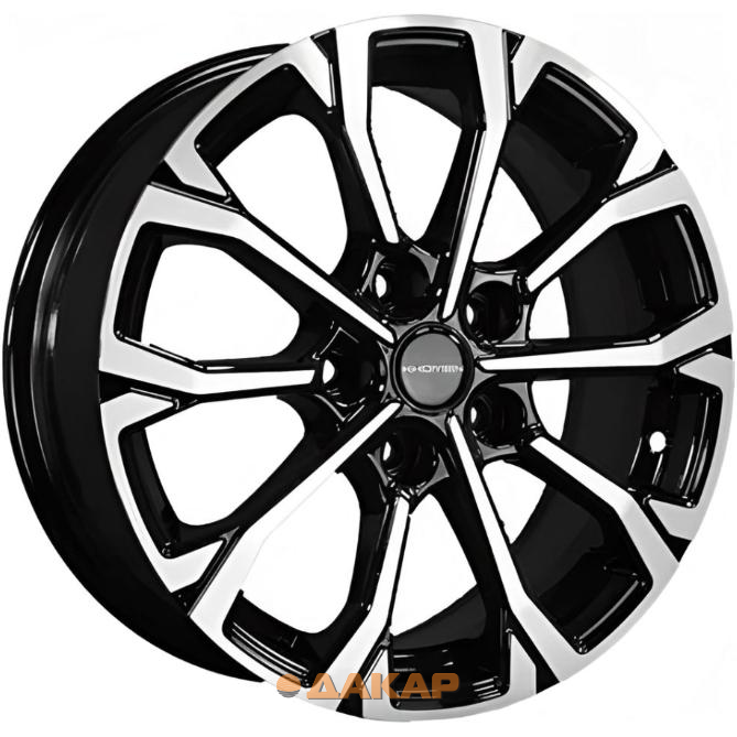 диски Khomen KHW 1605 6.5x16 5*110 ET46 DIA63.3 Black-FP Литой