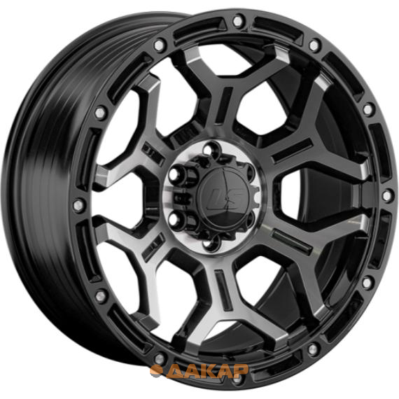 диски LS FlowForming RC68 9x18 6*139.7 ET25 DIA106.1 BKF Литой