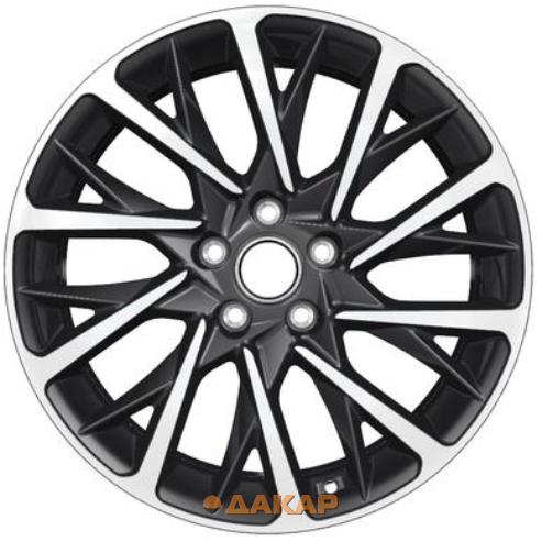 диски Khomen KHW 1804 7.5x18 5*108 ET52.5 DIA63.3 Black-FP Литой