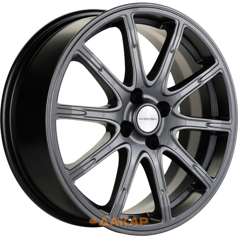 диски Khomen KHW 1707 6.5x17 4*100 ET50 DIA60.1 Gray Литой