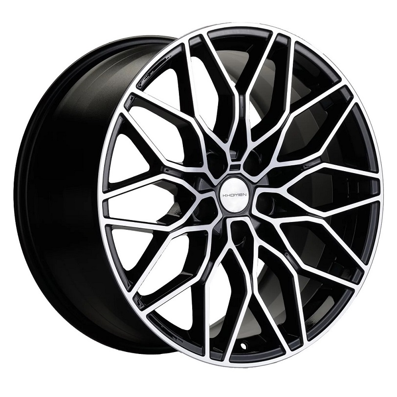 диски Диск литой Khomen Wheels KHW-1902 (Outlander) BLACK-FP 8.5j-19 5x114.3 ET30 DIA67.1