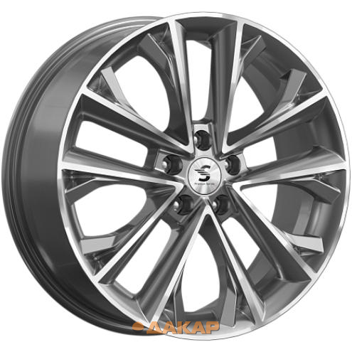 диски K&K КР012 7x18 5*114.3 ET35 DIA60.1 Diamond gloss graphite Литой
