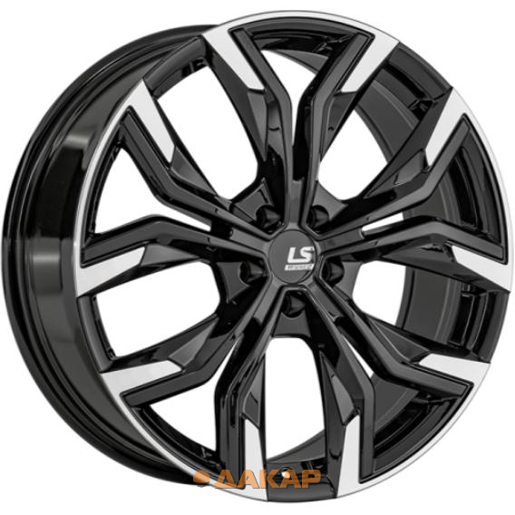 диски LS FlowForming RC92 7.5x18 5*112 ET50 DIA66.6 BKF Литой