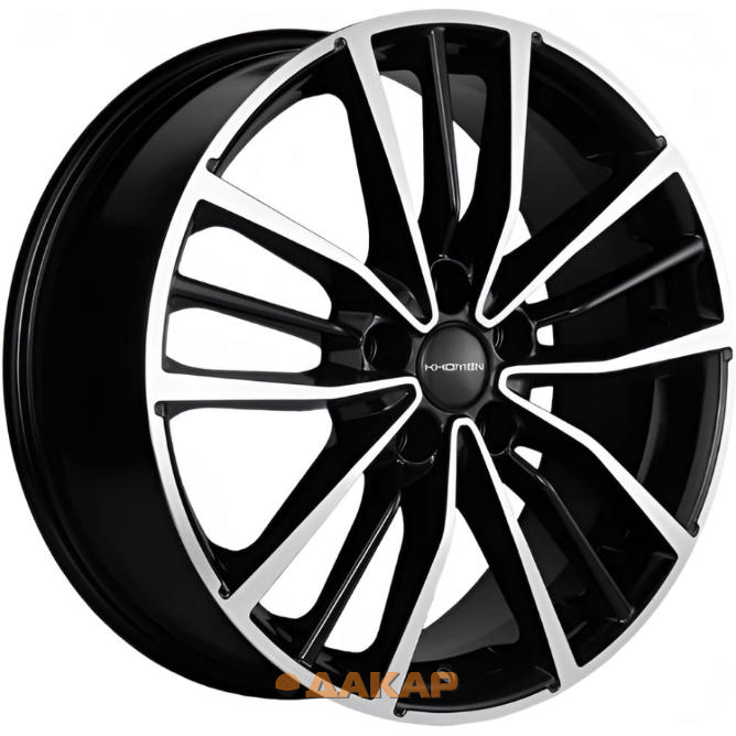 диски Khomen KHW 1812 7x18 5*114.3 ET51 DIA67.1 Black-FP Литой