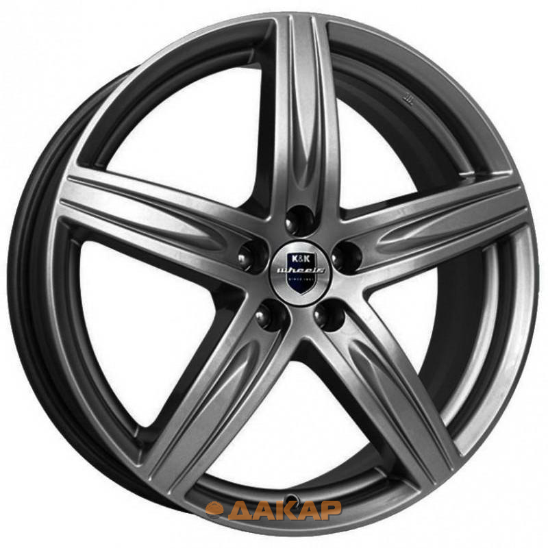диски K&K Андорра 7.5x18 5*112 ET38 DIA57.1 Дарк платинум Литой