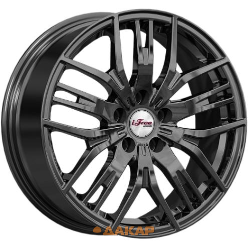 диски iFree Аскет 7x17 5*114.3 ET37 DIA66.6 BK Литой