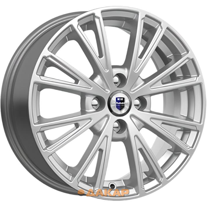 диски K&K Меандр 6x16 4*98 ET35 DIA58.6 Elite silver Литой