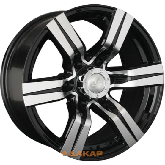 диски LS 767 8x16 6*139.7 ET10 DIA106.1 BKF Литой