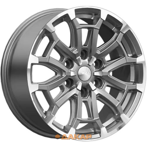 диски Скад Авилис 8x18 6*139.7 ET38 DIA67.1 Алмаз графит Литой