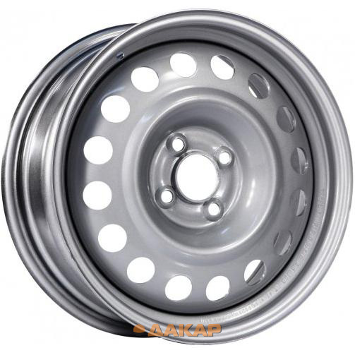 диски Trebl 53A36C 5.5x13 4*100 ET36 DIA60.1 Silver Штампованный