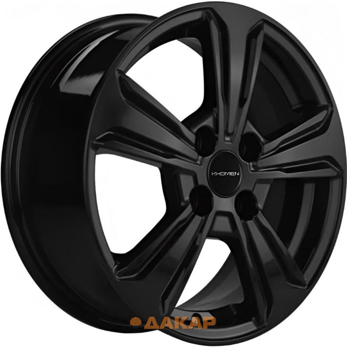 диски Khomen KHW 1502 6x15 4*100 ET45 DIA56.6 Black Литой