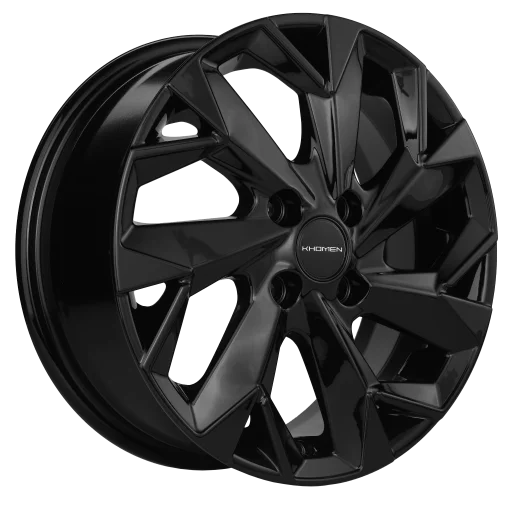 диски Khomen KHW 1508 6x15 4*100 ET50 DIA60.1 Black Литой