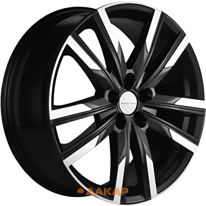 диски Khomen KHW 1905 7.5x19 5*114.3 ET40 DIA66.6 Black-FP Литой