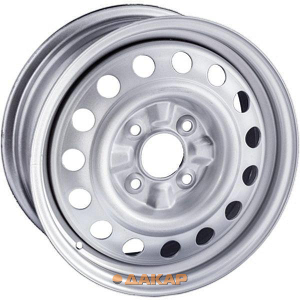 диски Trebl 64E45M 6x15 4*114.3 ET45 DIA66.1 Silver Штампованный