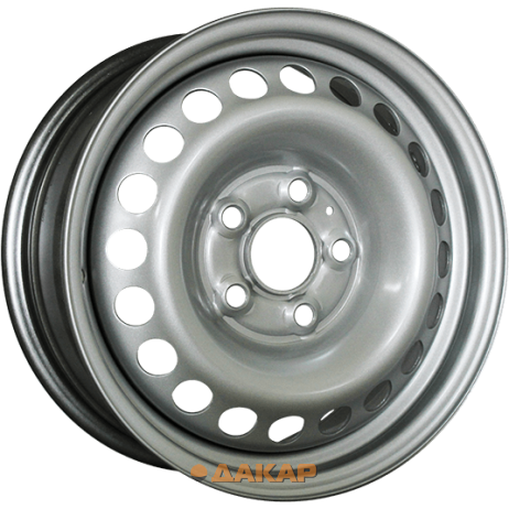 диски ТЗСК Largus Logan 5.5x14 4*100 ET43 DIA60.1 Silver Штампованный