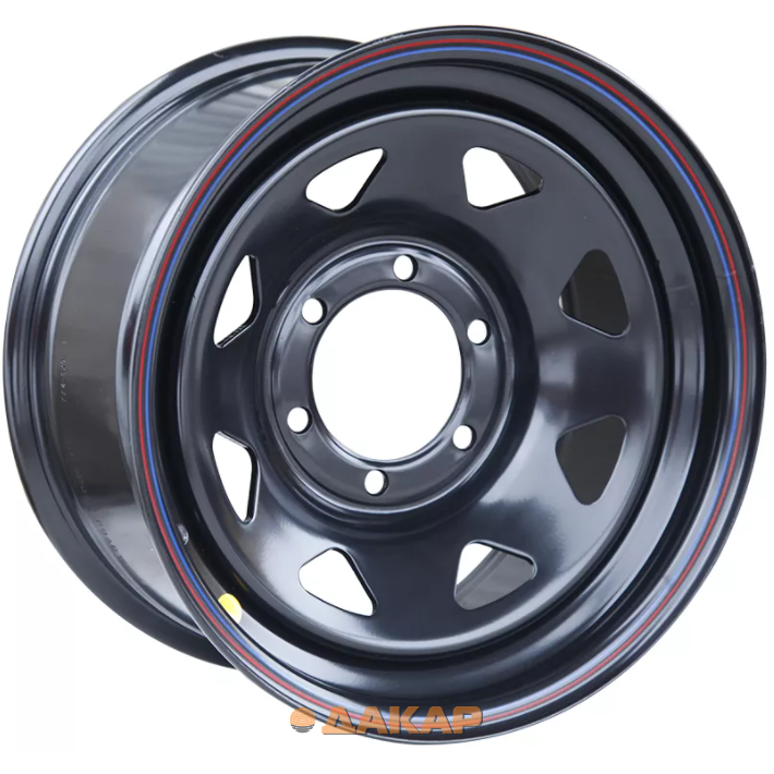 диски Off Road Wheels Toyota Hilux 2.5D/3.0D 8x16 6*139.7 ET10 DIA110.1 Black Штампованный