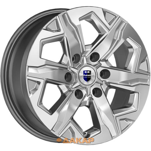диски K&K Тейт 7.5x17 6*139.7 ET45 DIA93.1 Дарк платинум Литой