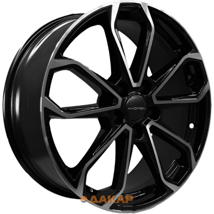 диски Khomen KHW 1816 7x18 5*114.3 ET45 DIA60.1 Black-FP Литой