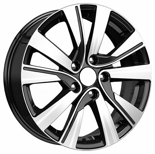 диски K&K КС749 7x17 5*112 ET48.5 DIA57.1 Алмаз черный Литой