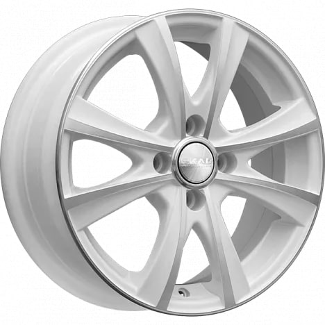 диски Скад Мальта 6x15 4*100 ET45 DIA67.1 Алмаз белый Литой