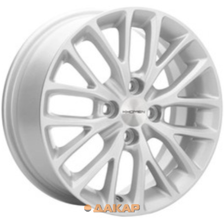 диски Khomen KHW 1506 6x15 4*100 ET50 DIA60.1 F-Silver Литой