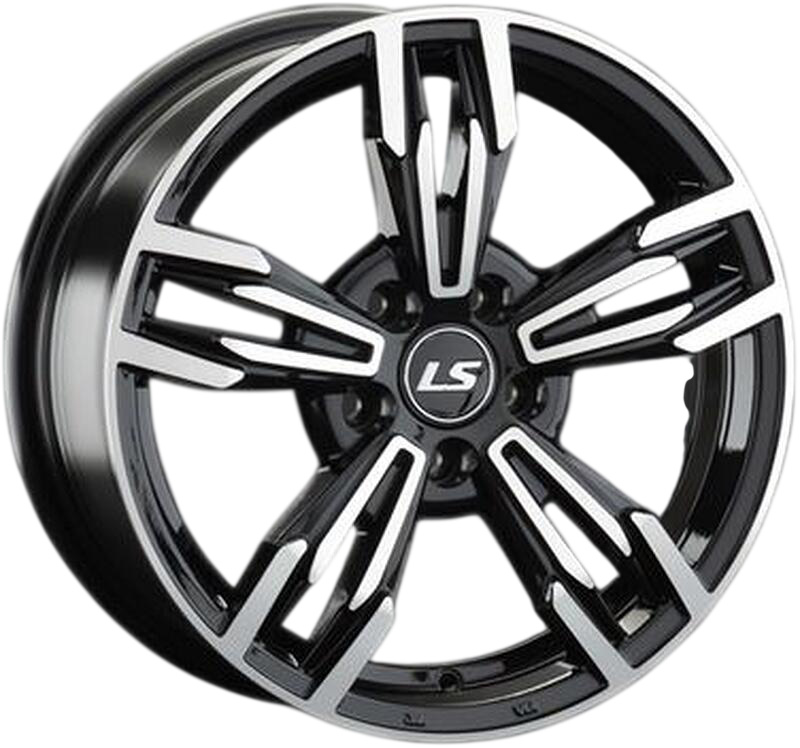 диски LS 844 6.5x15 5*100 ET38 DIA73.1 BKF Литой