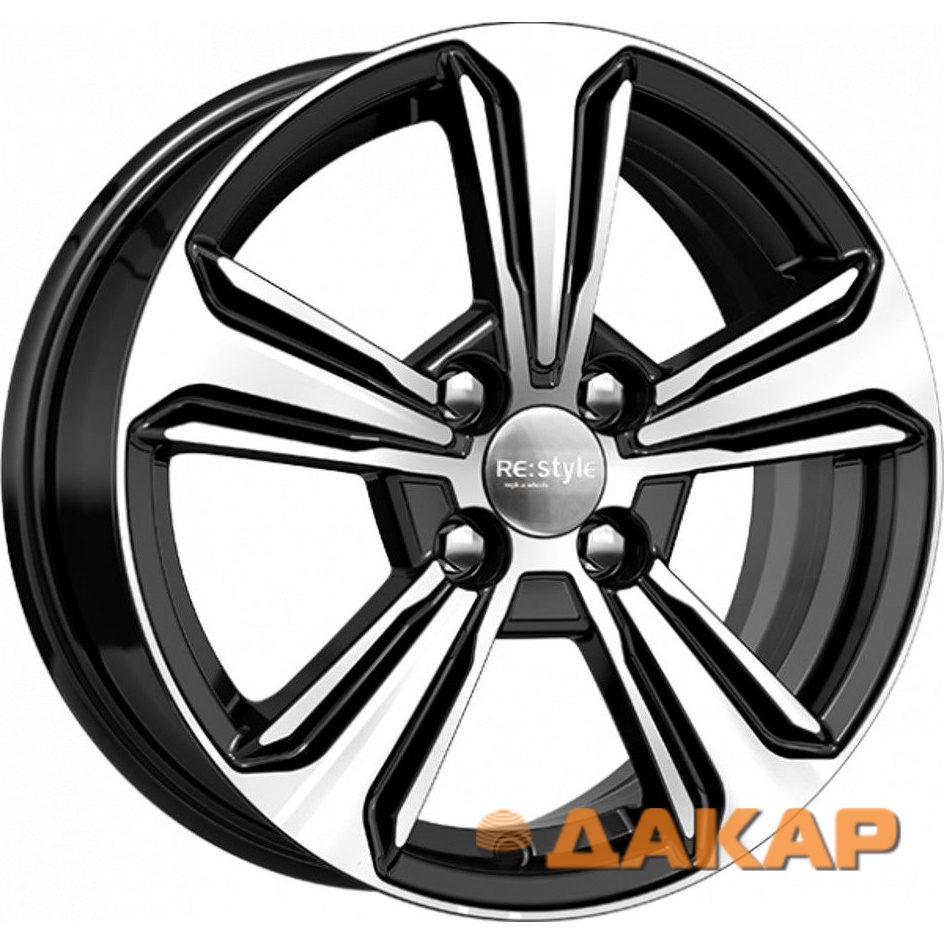 диски Диск 6j-15" 4*100 46 54.1 алмаз черный КиК Hyundai Solaris KC-777