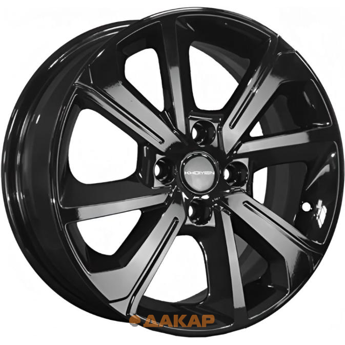 диски Khomen KHW 1501 6x15 4*100 ET45 DIA56.6 Black Литой