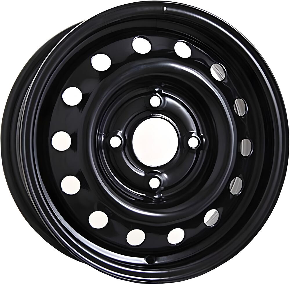 диски Trebl 6775 5.5x15 4*100 ET45 DIA60.1 Black Штампованный
