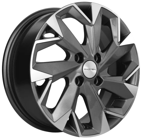 диски Диск литой Khomen Wheels KHW-1402 (ZV Accent/Getz/i20) Grey-FP 5.5j-14 4*100 et38 dia67.1