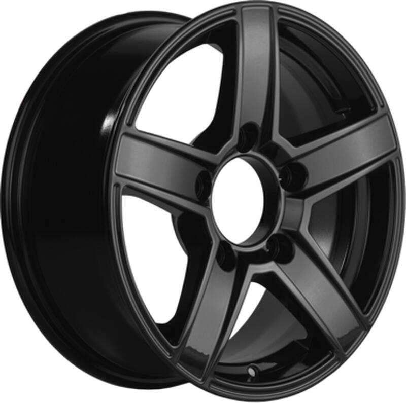 диски Khomen KHW 1614 6.5x16 5*139.7 ET40 DIA98.5 Black Литой диски Khomen KHW 1614 6.5x16 5*139.7 ET40 DIA98.5 Black Литой