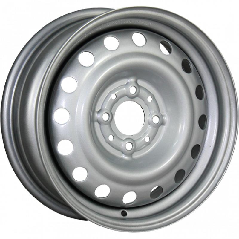 диски Trebl 53A43C 5.5x14 4*100 ET43 DIA60.1 Silver Штампованный