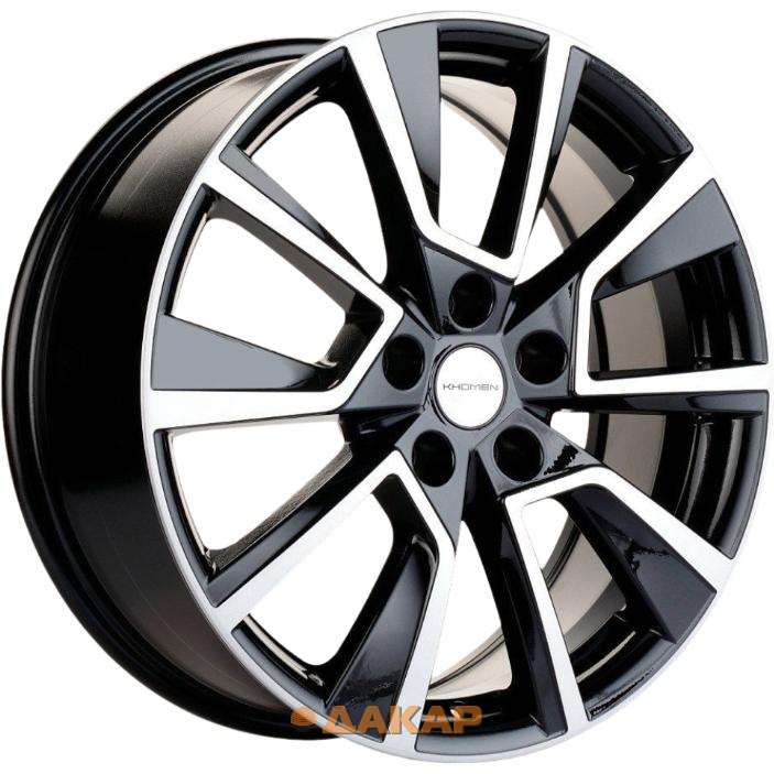 диски Khomen KHW 1802 7x18 5*112 ET45 DIA57.1 Black-FP Литой