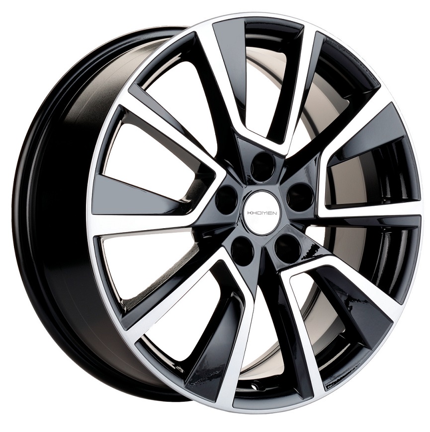 диски Диск литой Khomen Wheels KHW-1802 (ZV OMODA C5) 7j-18 5x108 ET33 DIA60.1 BLACK-FP