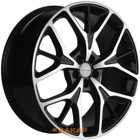 диски Khomen KHW 2012 8x20 5*114.3 ET40 DIA64.1 Black-FP Литой