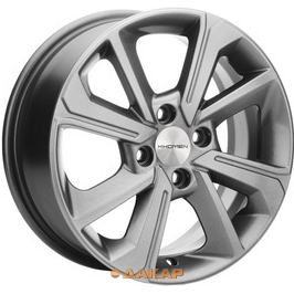 диски Khomen KHW 1501 6x15 4*100 ET48 DIA54.1 Gray Литой