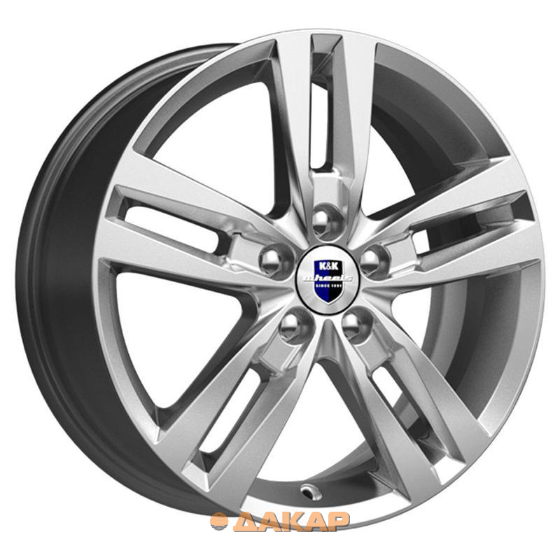 диски K&K Rassvet 6.5x16 5*114.3 ET50 DIA60.1 Сильвер SK Литой