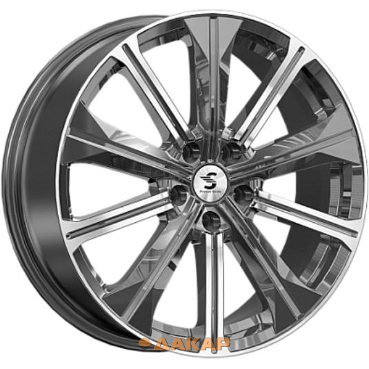 диски K&K КР013 7x19 5*108 ET33 DIA60.1 Алмаз графит Литой