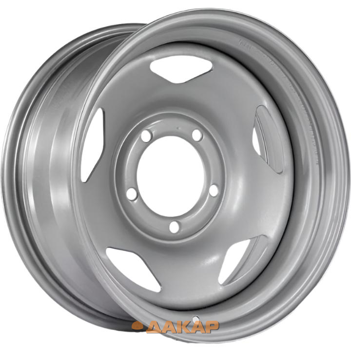 диски Trebl Off-road 03 8x16 5*139.7 ET-20 DIA110.1 Silver Штампованный