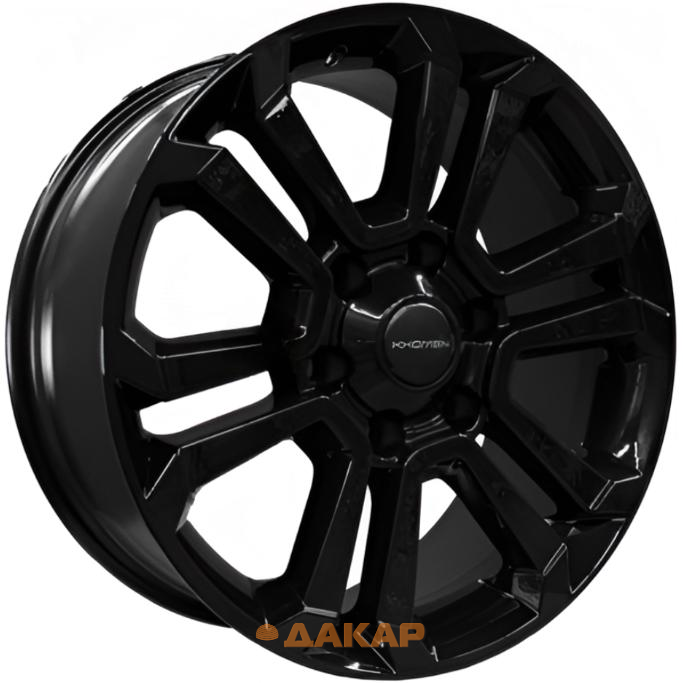 диски Khomen KHW 1817 7.5x18 6*139.7 ET25 DIA106.1 Black Литой
