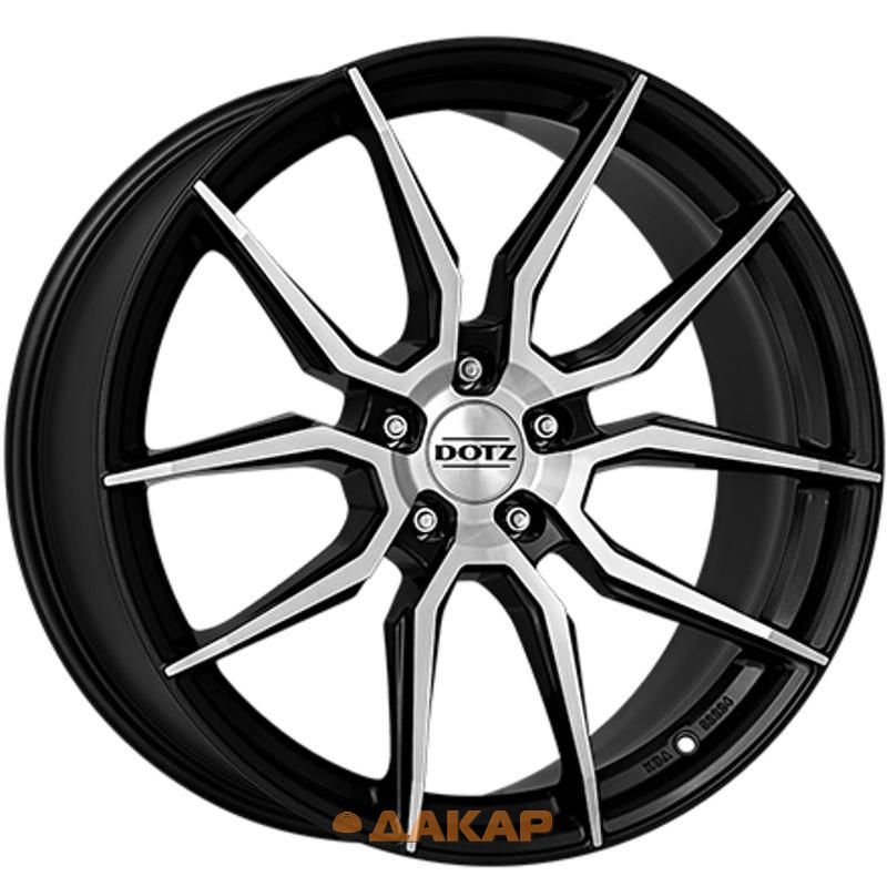 диски Dotz Misano dark 7.5x17 5*112 ET35 DIA70.1 HBFP Литой