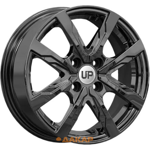 диски Wheels UP UP122 6x15 4*108 ET45 DIA63.3 New Black Литой