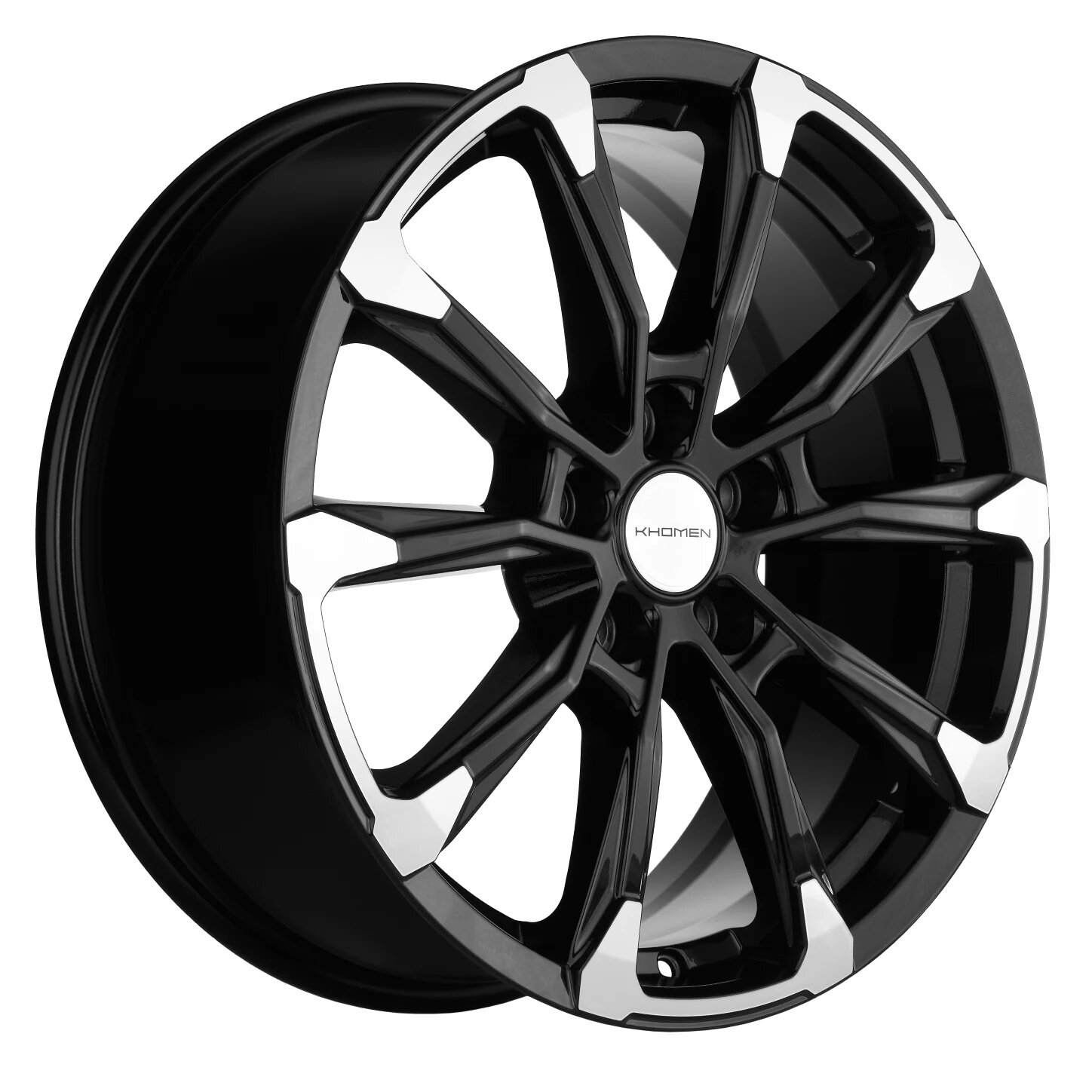 диски Khomen KHW 1808 7.5x18 5*114.3 ET37 DIA66.6 Black-FP Литой