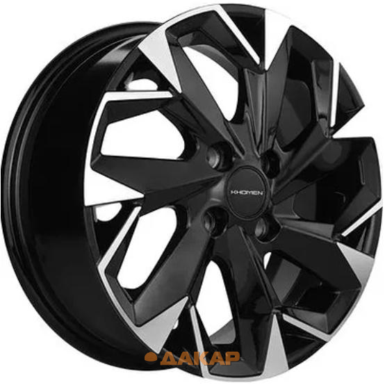 диски Khomen KHW 1402 5.5x14 4*100 ET43 DIA67.1 Black-FP Литой