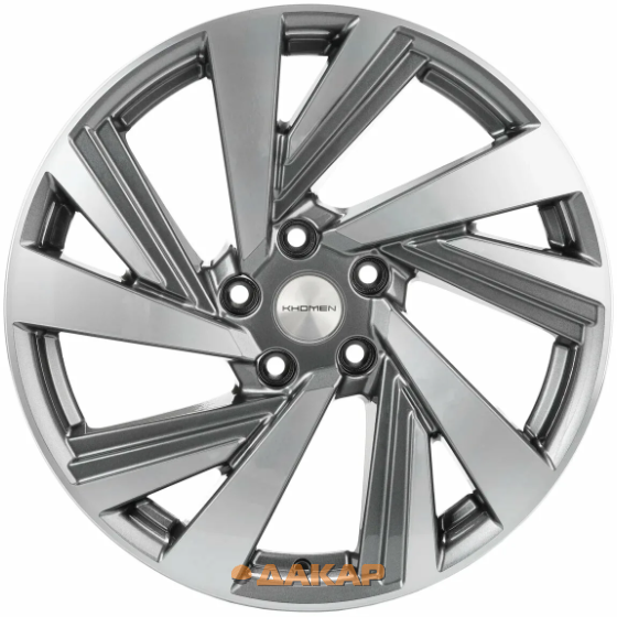 диски Khomen KHW 1801 7.5x18 5*114.3 ET45 DIA66.1 Gray-FP Литой