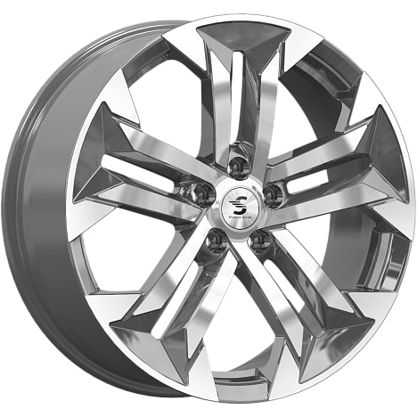 диски Диск литой КиК KP-015 Diamond Gloss Graphite 7.5j-19 5x108 ET36 DIA65.1