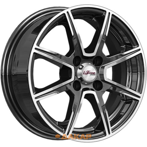 диски iFree Майами лайт 5.5x14 4*98 ET35 DIA58.6 Блэк Джек Литой